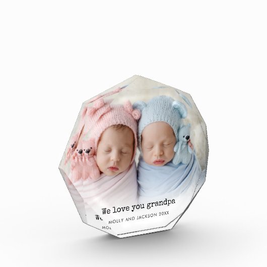 Aangepaste foto van ons houden van opa Names Jaar (Links)