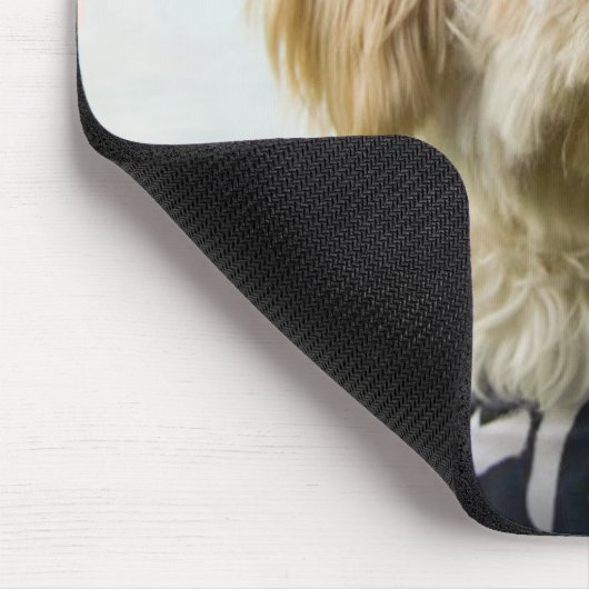 Aangepaste foto van pakket | Monogrammen Muismat (Hoek)