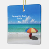 Aangepaste foto van Panama City Beach Keramisch Ornament (Links)