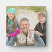 Aangepaste Foto van Papa Geword Fotoplaat (Voorkant)