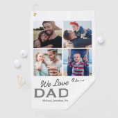 Aangepaste foto van papa golfhanddoek (Insitu)