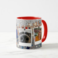 Aangepaste foto van patriottische sterren rood, wi