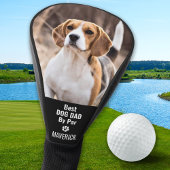 Aangepaste foto van Pet Beagle Dog Persoonlijk Golfheadcover