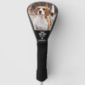 Aangepaste foto van Pet Beagle Dog Persoonlijk Golfheadcover (Voorkant)