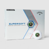 Aangepaste foto van Pet Dog Aangepaste Callaway Golfballen (Verpakking)