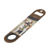 Aangepaste foto van Pet Dog Boyvriend Gift Speed Flessenopener (Voorkant Gekanteld)