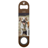 Aangepaste foto van Pet Dog Boyvriend Gift Speed Flessenopener (Voorkant)