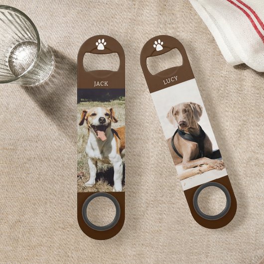 Aangepaste foto van Pet Dog Boyvriend Gift Speed Flessenopener