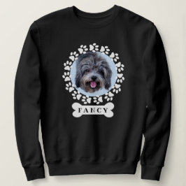 Aangepaste foto van Pet Dog en naam op Dogbone Trui
