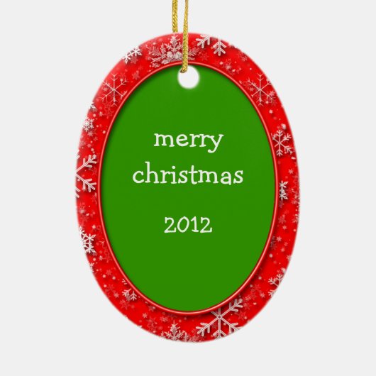 Aangepaste foto van Pet ・ Herdenkingsdatum (2 side Keramisch Ornament (Achterkant)