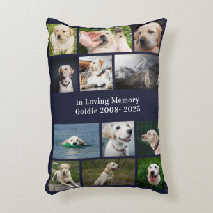 Aangepaste foto van Pet Memorial Pet Loss Gift Dog Accent Kussen