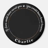 Aangepaste foto van Pet Memorial Pet Loss Keepomwi Magneet (Voorkant)