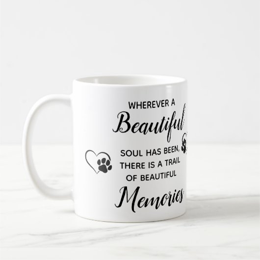 Aangepaste foto van Pet Memorial Pet Verlies sympa Koffiemok (Links)
