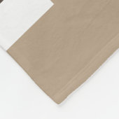 Aangepaste foto van Pug Dog en uw Pug Dog Naam Fleece Deken (Hoek)