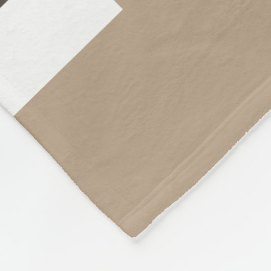 Aangepaste foto van Pug Dog en uw Pug Dog Naam Fleece Deken (Hoek)