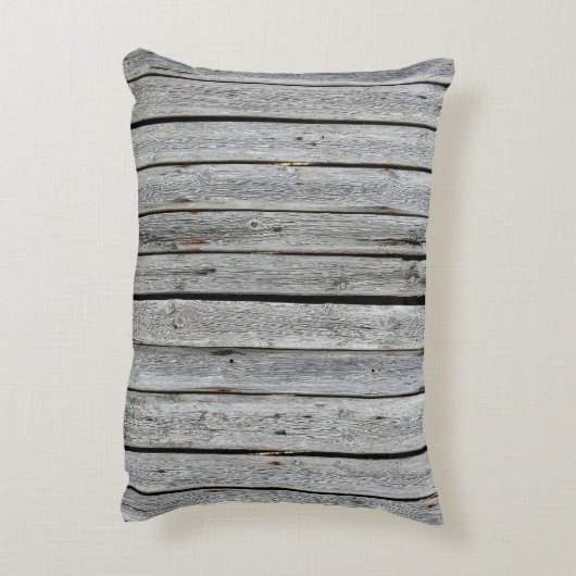 Aangepaste foto van Rustic Barn Wedding Keepomwill Accent Kussen (Achterkant (Verticaal))