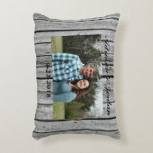 Aangepaste foto van Rustic Barn Wedding Keepomwill Accent Kussen (Voorkant(Verticaal))