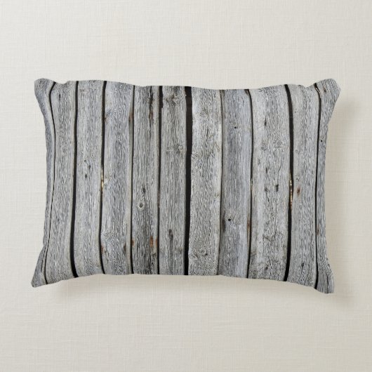 Aangepaste foto van Rustic Barn Wedding Keepomwill Accent Kussen (Achterkant)