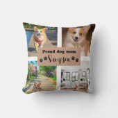 Aangepaste foto van schattige hond en moeder kussen (Voorkant)