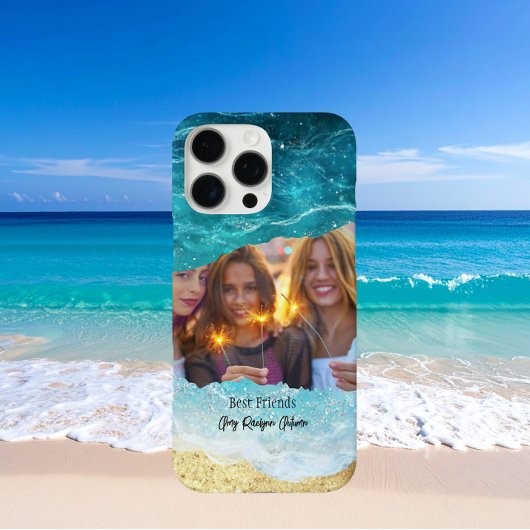 Aangepaste foto van schattige oceaan/strand beste Case-Mate iPhone case