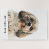 Aangepaste foto van Shih Tzu Pet Dog Legpuzzel (Horizontaal)