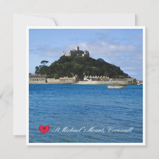 Aangepaste foto van Sint Michaels Mount Cornwall (Voorkant)