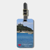 Aangepaste foto van Sint Michaels Mount Cornwall Bagagelabel (Voorkant verticaal)