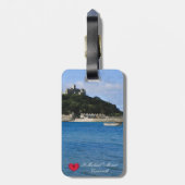 Aangepaste foto van Sint Michaels Mount Cornwall Bagagelabel (Achterkant verticaal)