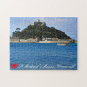 Aangepaste foto van Sint Michaels Mount Cornwall Legpuzzel (Horizontaal)