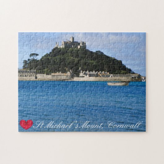 Aangepaste foto van Sint Michaels Mount Cornwall Legpuzzel (Horizontaal)