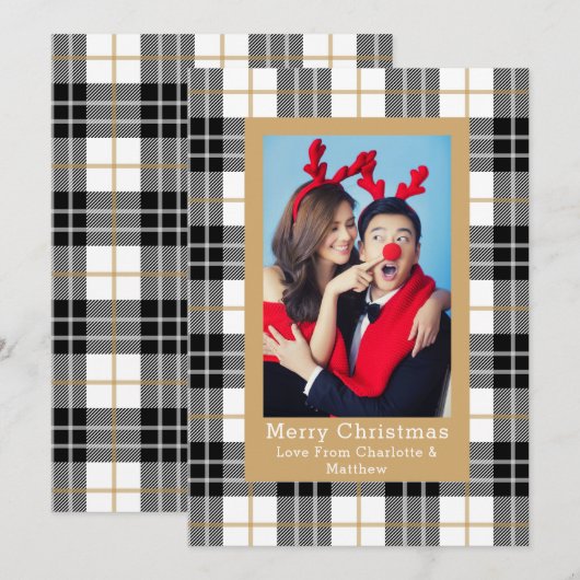 Aangepaste foto van spelpatroonpatroon kaart (Voorkant / Achterkant)