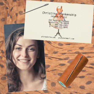 Aangepaste foto van stylist Mannequin Torso Visitekaartje