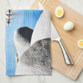 Aangepaste foto van Tahoe Sand Harbour Theedoek (Quarter Fold)