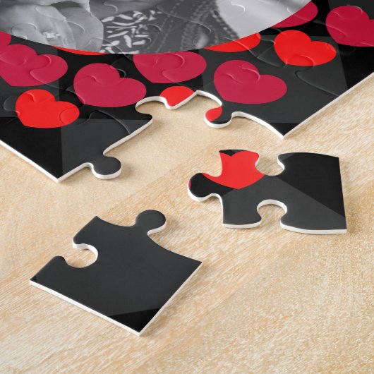 Aangepaste foto van True Love Valentijns Legpuzzel (Zijkant)