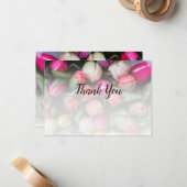 Aangepaste foto van Tulip - Hartelijk dank - Flori Notitiekaartje (Voorkant / Achterkant in situ)