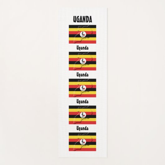 Aangepaste foto van UGANDA FLAG Yogamat (Voorkant)