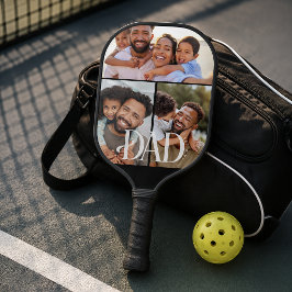 Aangepaste foto van vader pickleball paddle