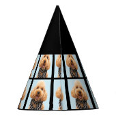 Aangepaste foto van vierde verjaardagsfeestje Pet Feesthoedjes (Achterkant)