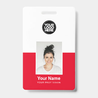 Aangepaste foto van werknemers Beveiligings-ID-bad Badge