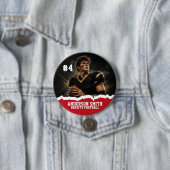 Aangepaste foto Varsity voetbal knopspeld Ronde Button 7,6 Cm (In situ)