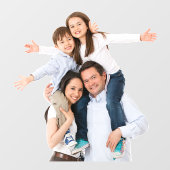 Aangepaste foto-vensterweergave raamsticker (Vel)