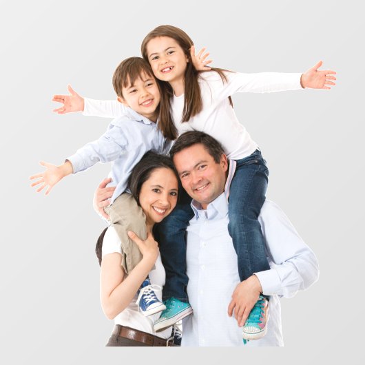 Aangepaste foto-vensterweergave raamsticker (Vel)