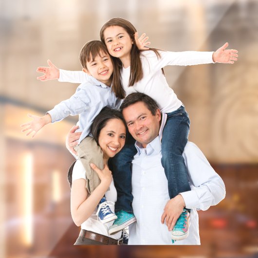 Aangepaste foto-vensterweergave raamsticker (Vel 2)