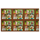 Aangepaste FOTO-verbinding met UW 4 Afbeeldingen Stof (Fat Quarter)