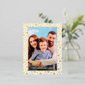 Aangepaste foto Vergroten kerstelegante scriptster Folie Feestdagen Briefkaart (Staand Voorkant)