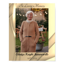 Aangepaste foto vergroting Afdrukken | Gouden gloe