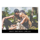 Aangepaste foto verjaardag (Voorkant Horizontaal)