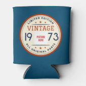 AANGEPASTE FOTO VERJAARDAG JAAR LIMITED EDITION BLIKJESKOELER (Voorkant)