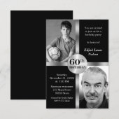 Aangepaste foto verjaardag kaart (Voorkant / Achterkant)