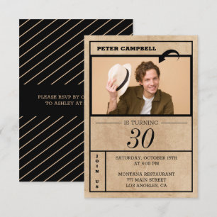 Aangepaste foto verjaardag kaart